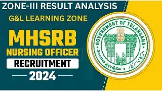 MHSRB Nursing Officer Zone-III Merit List Analysis | Rank-wise & Name-wise Telugu
