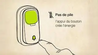 Sonnette carillon  Avidsen Bamboo - sans fil sans pile et respectueux de l'environnement