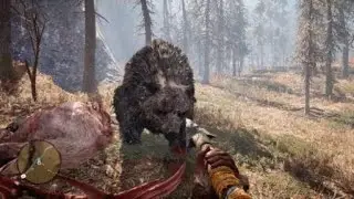 Far Cry&reg; Primal Cave Bear hunt a Rare Red Elk