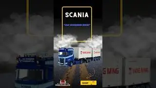 Scania,2connect combi trailer+2x20ft container &ldquo;Van Wonderen Beesd&rdquo;,WSI Models #modeltruckland #wsi