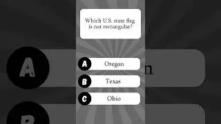 Какой флаг штата США не прямоугольный? #usaquiz #funquiz