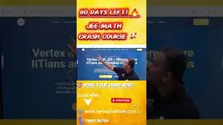 80 Days. One Goal &mdash; 100 Percentile in JEE Mathematics!