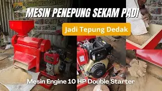 Mesin Penepung Sekam Merang Padi Jadi Tepung Dedak, Cara Menghaluskan Sekam  Jadi Pakan Ternak