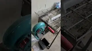 Hand Crank Blacksmith Forge Blower, Portable Handheld BBQ Fan#shortvideo#diy