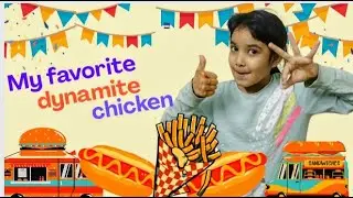 🍗 Anamta Making Her Favorite Dynamite Chicken at Home | Kids Cooking Vlog | Family Fun 😋