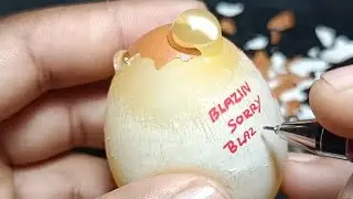 Raw Egg Peeling & Name Writing | Fun & Satisfying