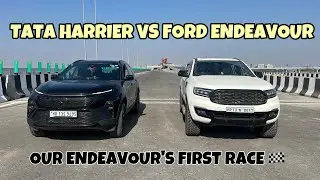 NEW TATA HARRIER VS FORD ENDEAVOUR 3.2 DRAG RACE🔥