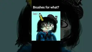 Do you use all your brushes? #animation #artstruggles #oc #shorts