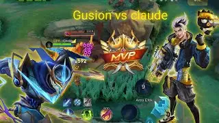 Gusion vs Claude!!! Malah dapet savage