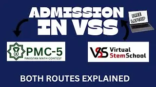 How to Get Admission in VSS 2025 | Virtual STEM School | PMC-5, Sample Paper, Eligibility