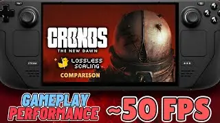 Cronos: The New Dawn on Steam Deck (with Lossless scalling) | SteamOS | V. Low Setting