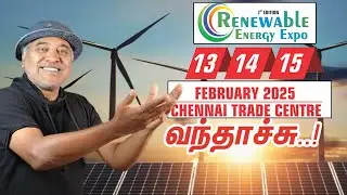 ⚡️Largest Renewable Energy Expo in Chennai | Solar & Wind Energy Event | Latest Technology in Solar