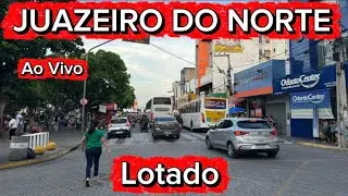 Juazeiro do Norte Cear&aacute; Centro lotado  dia 29 de janeiro de 2026