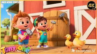 🦆New Build a Duck House on the Farm | Kids Farm Song 🌾🎶 | Fun Learning for Kids 👧🧒