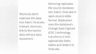 Shortcuts vs Mirroring in Fabric