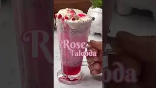 rose falooda recipe... #falooda