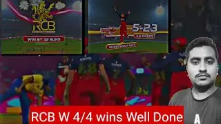 RCB W Win 4/4 Matches Smriti Mandhana 96 (c) Is leading from front 