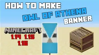 ✔ How to Make Owl of Athena Banner in Loom [Minecraft Tutorial]
