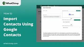 Как импортировать контакты с помощью Google Contacts?