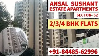Ansal API Sushant Estate 3 bhk apartments in sector 52, Gurgaon, Near Huda metro station Ardee mall