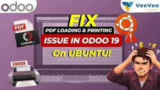Odoo 19 issue Fix PDF Printing Issue in Ubuntu | docker | wkhtmltopdf | Tamil | VeeVee Infotech