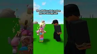 New Roblox chat system got us talking like #roblox #robloxchatban #gaming #viral