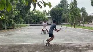 Forehand and Backhand Drills Junior Tennis Players | DayNightTennis with Coach Andrilo Martinez