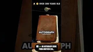 😱📜 Old Autograph Book From the 1800s