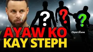 3 Players na INAYAWAN si Steph Curry na Makakampi.