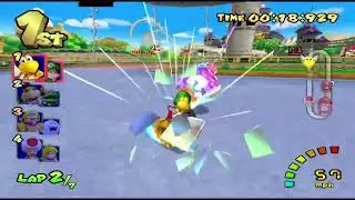 Mario Kart Double Dash - #112 Mushroom Cup (1 Player 150cc) with Paratroopa and Baby Luigi