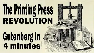 The Printing Press Revolution: Gutenberg in 4 minutes