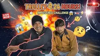 24 hours challenge in bike trolley  (first in india) unstoppable balak