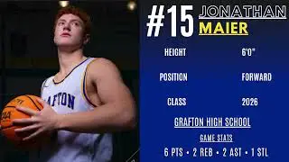 #15 Jonathan Maier Highlights vs Preston 1-16-2026