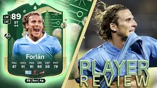 4⭐5⭐ 89 Winter Wildcard DIEGO FORLAN SBC Player Review | FC 25 Ultimate Team