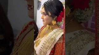 Bengali bridal makeover 💄 #youtube #youtubeshorts #shorts #short #shortvideo #bridal #hairstyle