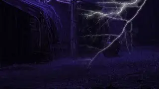 Combate el insomnio y consigue un sueño profundo con lluvia y truenos nocturnos | Lluvia para dormir