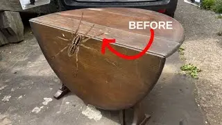 Mid Century RESTORATION Ercol Drop Leaf Table / Refinish 