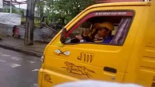 Petty Cab ride in tacloban city philippines