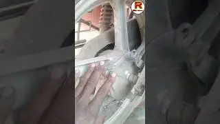 😡छोटी सी गलती बड़ी समस्या 😡 !Bike Rear Brake Jam Problem #automobile #shortsvideo #mechanic #shorts