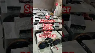 12&rdquo; subwoofer system kalra order whats 9667725420 #youtube #automobile #jblhardbass #musicgenre