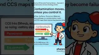 🎯 Pharma 30 Sec Training &ndash; Ep.6 Contamination Control Strategy (CCS) #PHARPRO #CCS #GMP #Annex1