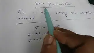 bcd subtraction using 2s complement method
