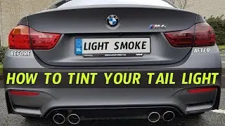 How to Tint Taillights with Smoked Vinyl