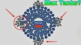 BLOBLE.IO MAX TANKS ATTACKING, BIGGEST ARMY BLOBLEIO, PLAYING WITHOUT DEFENSE IN BLOBLE.IO
