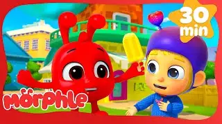 Juice Pop Party | Morphle | Superhero Cartoon for Kids | Moonbug Kids