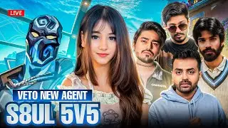 VALORANT New Agent VETO Early Access w @S8ULGG 5V5 ❤️✨#s8ul  #s8ulharshi