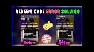 ffic redeem code not working | ff redeem code today | redeem code expired problem solved 100%