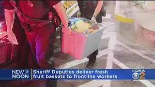 Allegheny County Sheriff's Office Delivers Fresh Fruit Baskets To Frontline Workers