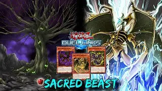 SACRED BEAST DECK DUEL LINKS RANKED DUEL REPLAY + DECKLIST [YU GI OH! DUEL LINKS]