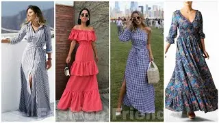 Maxi dress designs 2020 || latest maxi dresses collection 2020 - Fashion Friendly